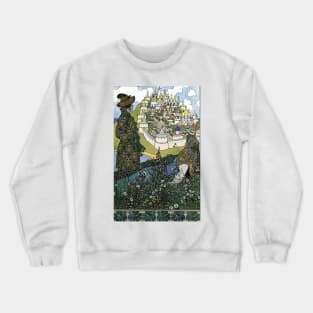 Island of Buyan - Ivan Bilibin Crewneck Sweatshirt